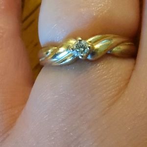 10k gold diamond ring 💍